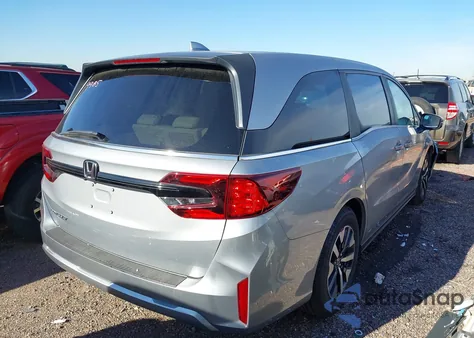 2025 Honda Odyssey Ex-L from USA, damaged, VIN 5FNRL6H66SB078989